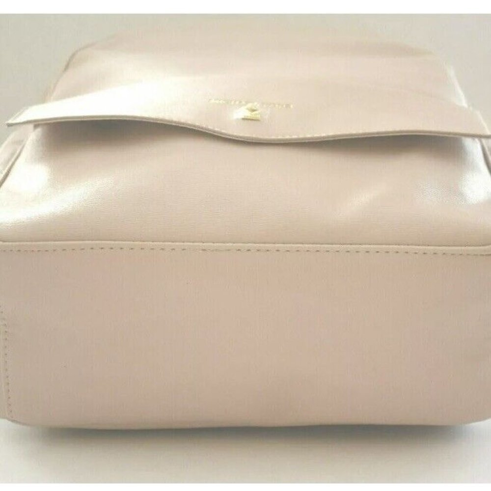 Michael Kors Backpack Bookbag Rose Beige Holdall Faux Leather Handbag Purse NEW - Picture 8 of 10